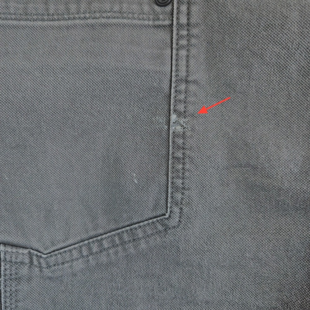 Wrangler ATG Jackson Utility Pants Mens 42x30 Gray Straight Leg Hiking Workwear - Picture 7 of 14